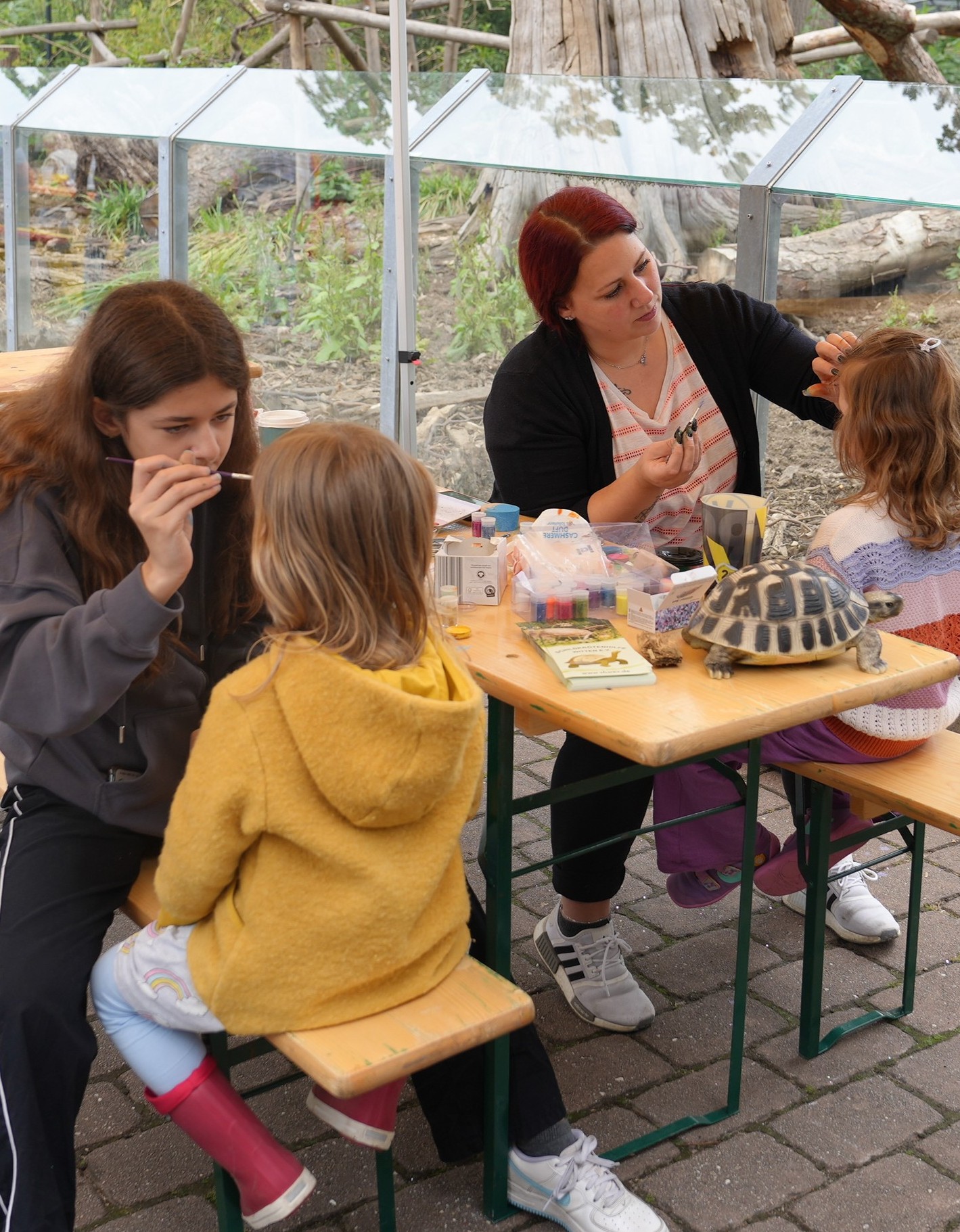 Schminkstand der Schildkrötenhilfe Witten e.V.